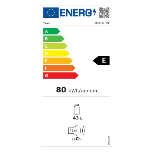 FRIDGE MINI BAR ELECTR  RS0400MBE BLACK E 50x47 5ΕΤΗ ΕΓΓΥΗΣΗ